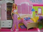 barbie bedroom playset box